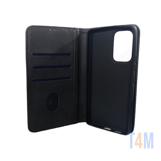 Capa Flip de Couro com Bolso Interno para Xiaomi Redmi Note 11s Azul